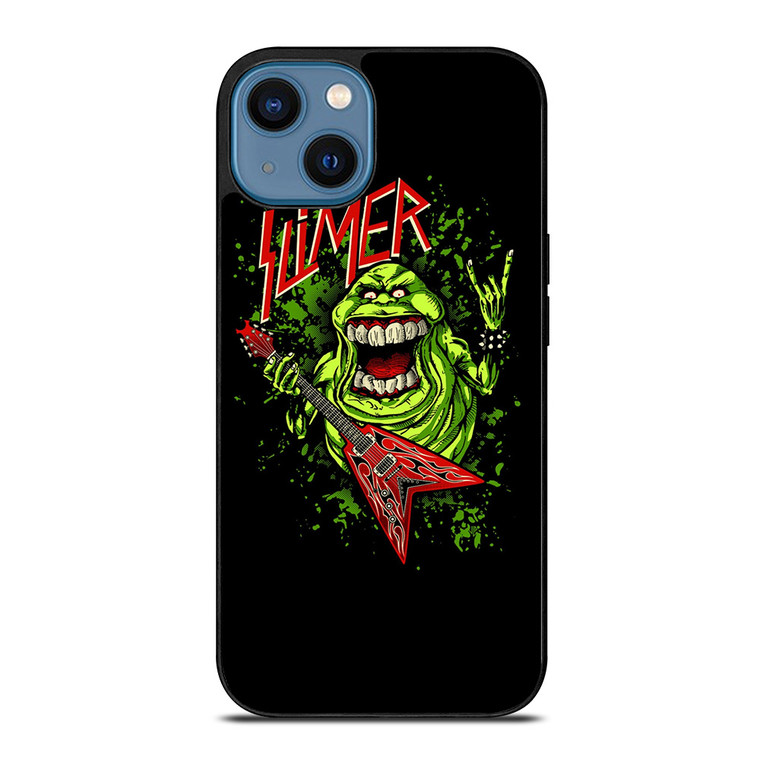 SLIMER GHOSTBUSTER GUITAR iPhone 14 Case Cover