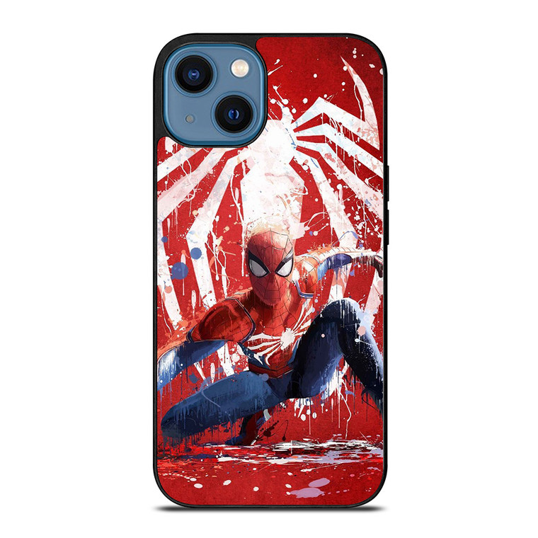 SPIDER MAN AVENGERS ART PAINT iPhone 14 Case Cover