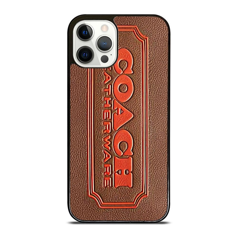 COACH LEATHERWARE EMBOSS iPhone 12 Pro Case Cover
