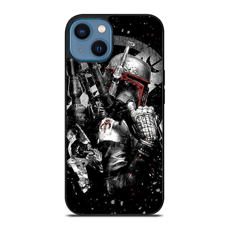 STAR WARS BOBA FETT ART iPhone 14 Case Cover