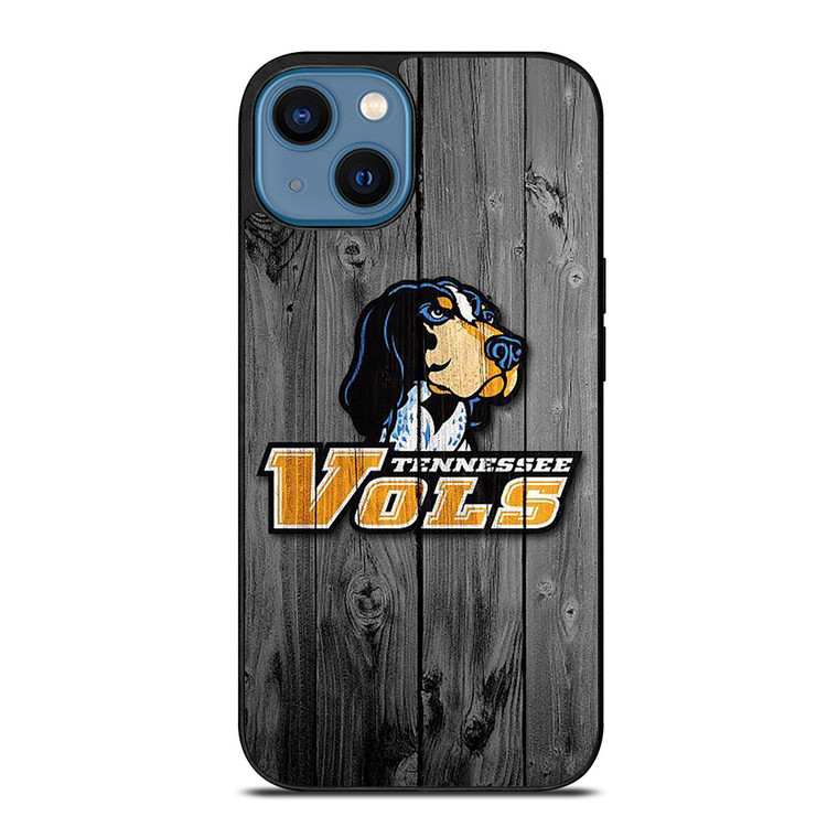 TENNESSEE VOLUNTEERS VOLS WOODEN LOGO iPhone 14 Case Cover