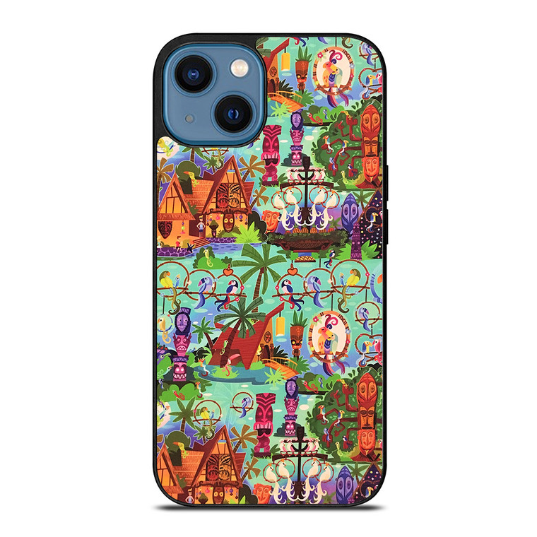 THE ENCHANTED TIKI ROOM DISNEY 2 iPhone 14 Case Cover