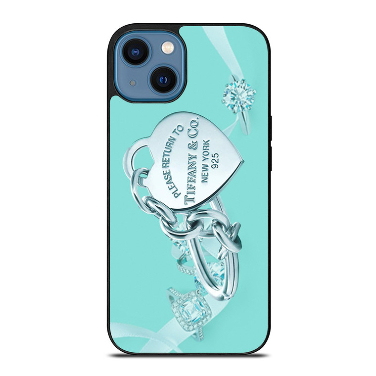 TIFFANY AND CO EMBLEM iPhone 14 Case Cover
