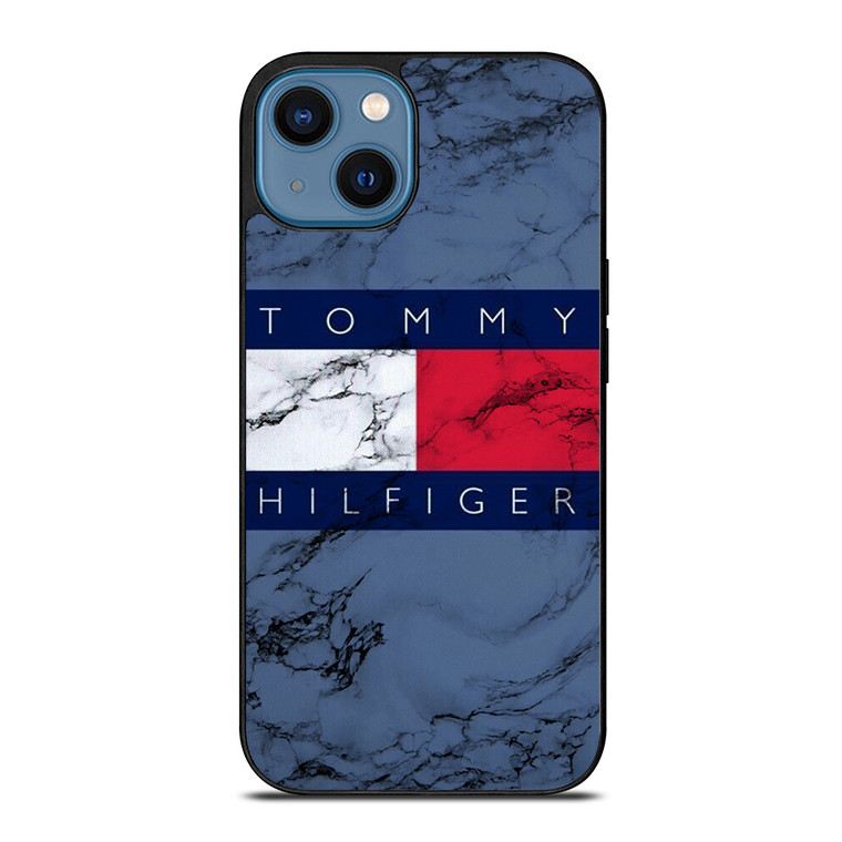 TOMMY HILFIGER MARBLE LOGO iPhone 14 Case Cover