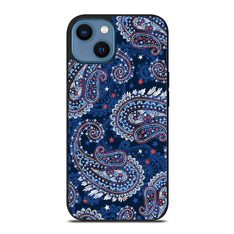 VERA BRADLEY BLUE PATTERN iPhone 14 Case Cover