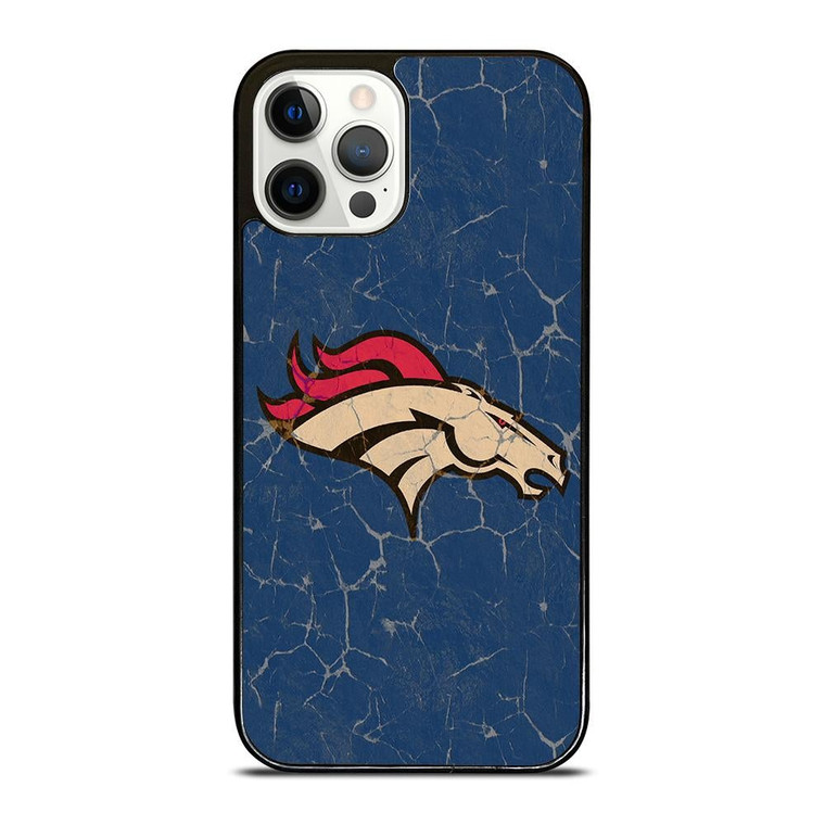 DENVER BRONCOS BROKEN LOGO iPhone 12 Pro Case Cover