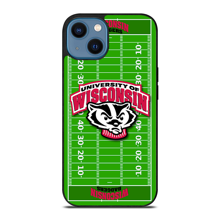 WISCONSIN BADGER FOOTBALL iPhone 14 Case Cover
