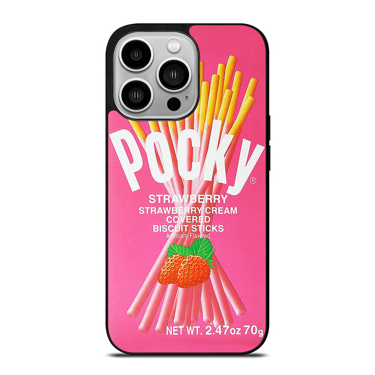GLICO POCKY STRAWBERRY iPhone 14 Pro Case Cover
