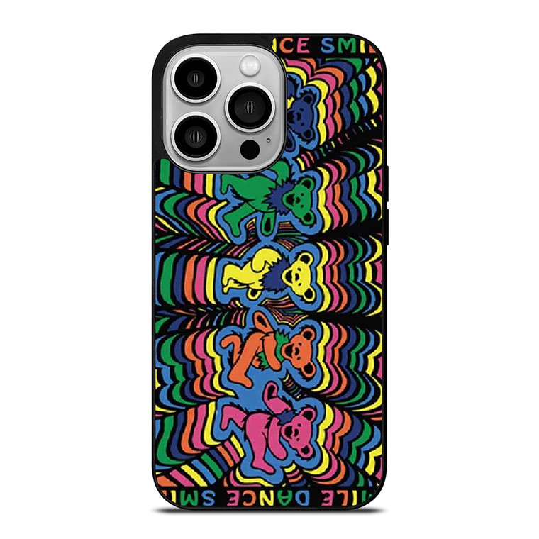 GRATEFUL DEAD SMILE DANCING BEARS iPhone 14 Pro Case Cover