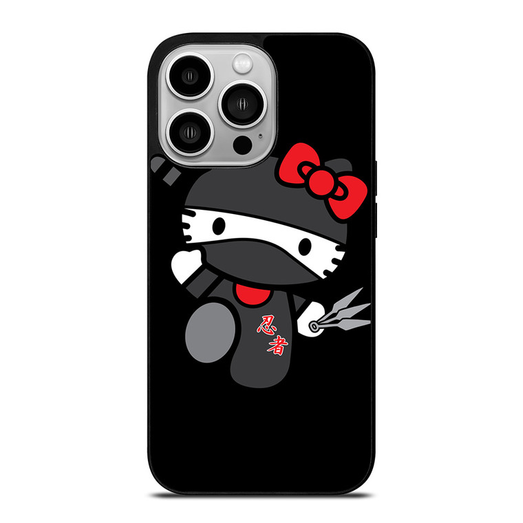 HELLO KITTY NINJA BLACK iPhone 14 Pro Case Cover
