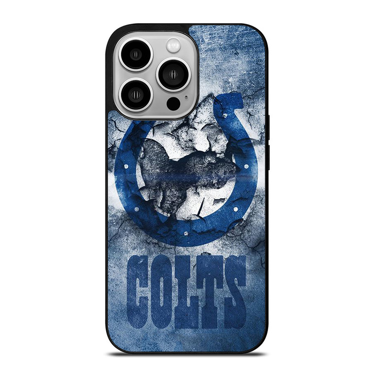 INDIANAPOLIS COLTS ICON iPhone 14 Pro Case Cover INDIANAPOLIS COLTS ICON iPhone 14 Pro Case Cover