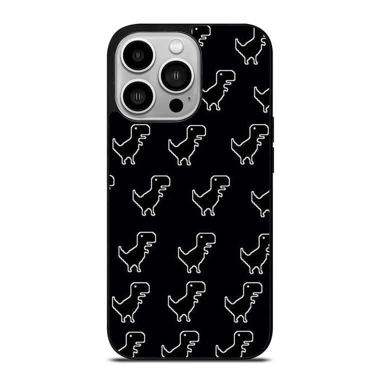 INTERNET ERROR DINOSAUR PATTERN iPhone 14 Pro Case Cover