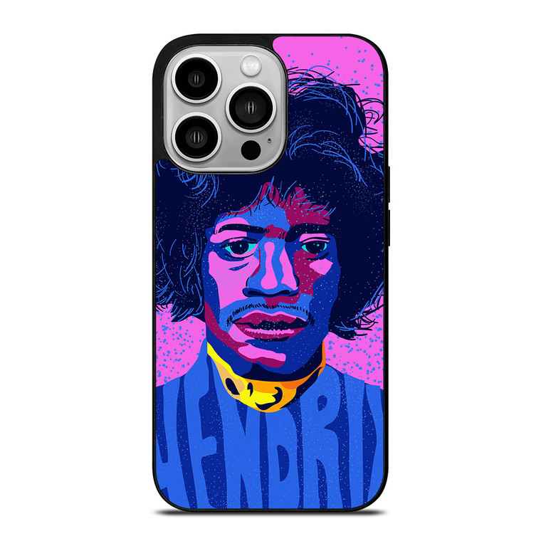 JIMI HENDRIX GUITAR LEGEND ART iPhone 14 Pro Case Cover