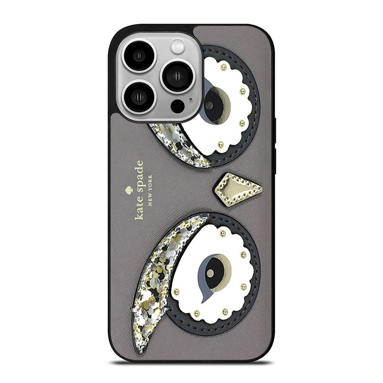 KATE SPADE OWL APPLIQUE iPhone 14 Pro Case Cover KATE SPADE OWL APPLIQUE iPhone 14 Pro Case Cover