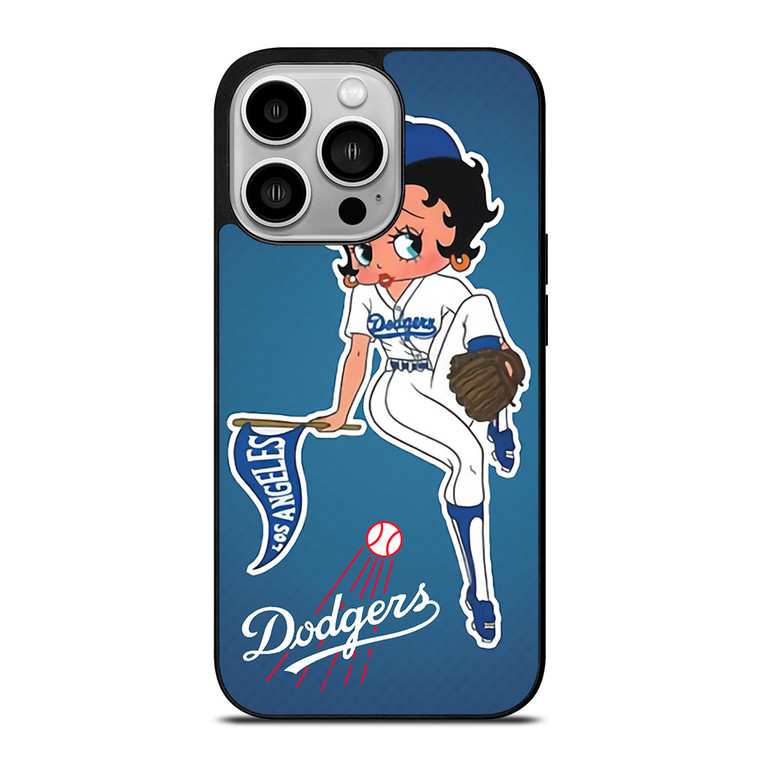 LA DODGERS X BETTY BOOP iPhone 14 Pro Case Cover