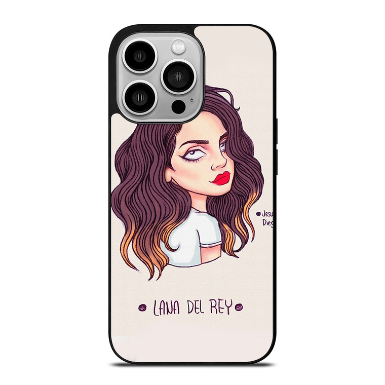 LANA DEL REY CARTOON iPhone 14 Pro Case Cover