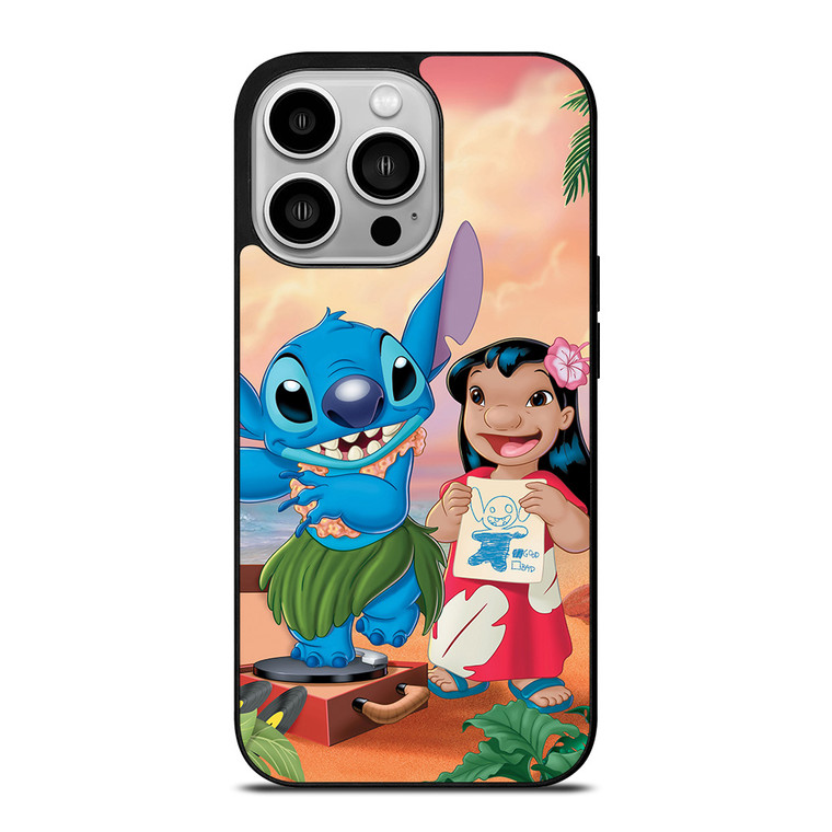 LILO AND STITCH CARTOON iPhone 14 Pro Case Cover
