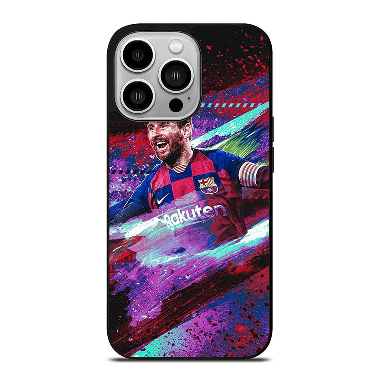 LIONEL MESSI BARCELONA ART iPhone 14 Pro Case Cover