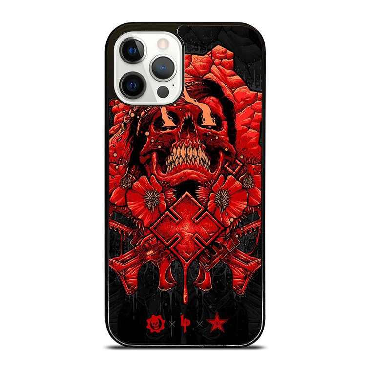 GEARS OF WAR SKULL RED iPhone 12 Pro Case Cover