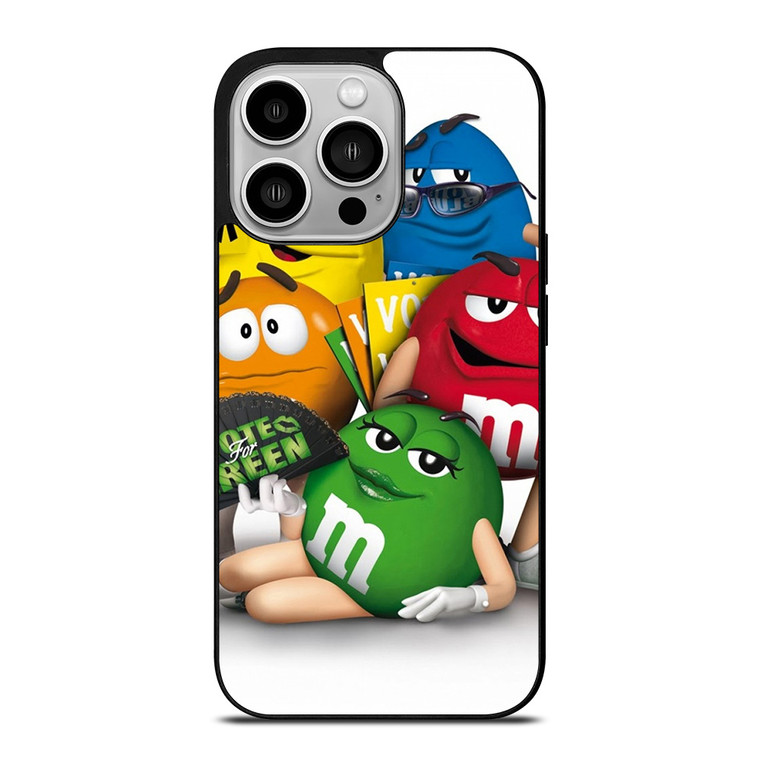 M&M'S CHOCOLATE MASCOT ALL iPhone 14 Pro Case Cover