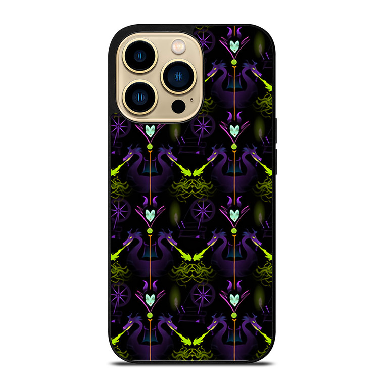 MALEFICENT PATTERN iPhone 14 Pro Case Cover