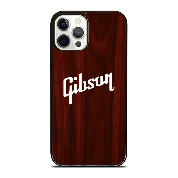 GIBSON GUITAR WOODEN LOGO iPhone 12 Pro Case Cover