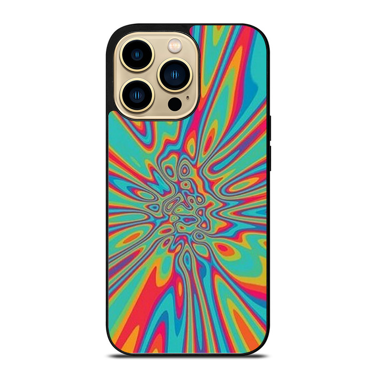 MELTED COLORFUL CHROME iPhone 14 Pro Case Cover