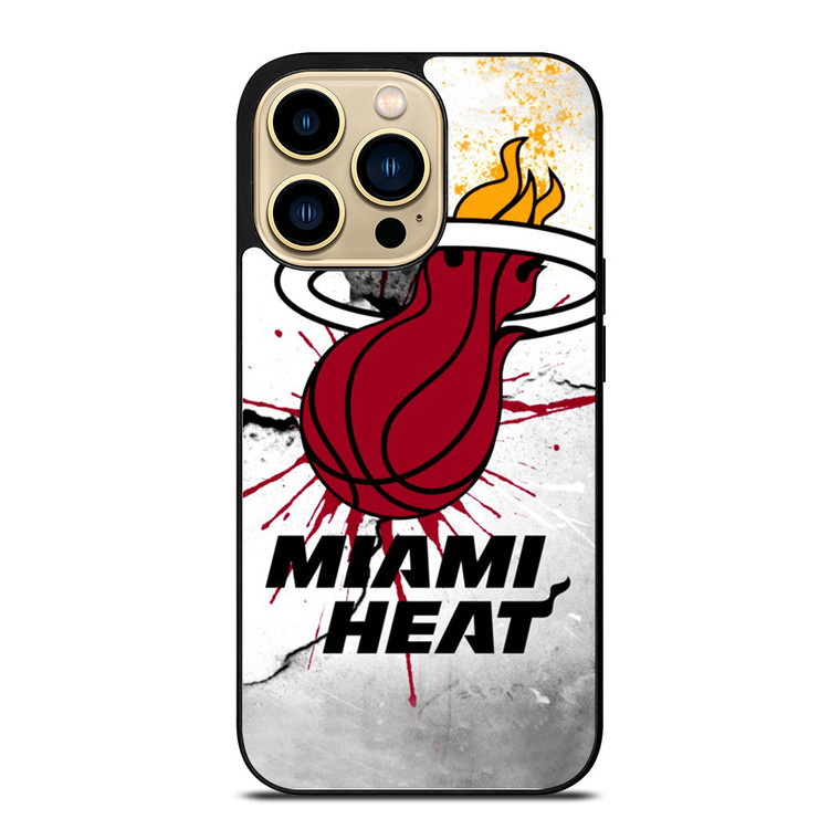 MIAMI HEAT ART LOGO iPhone 14 Pro Case Cover