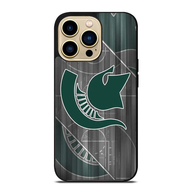 MICHIGAN STATE SPARTANS LOGO iPhone 14 Pro Case Cover