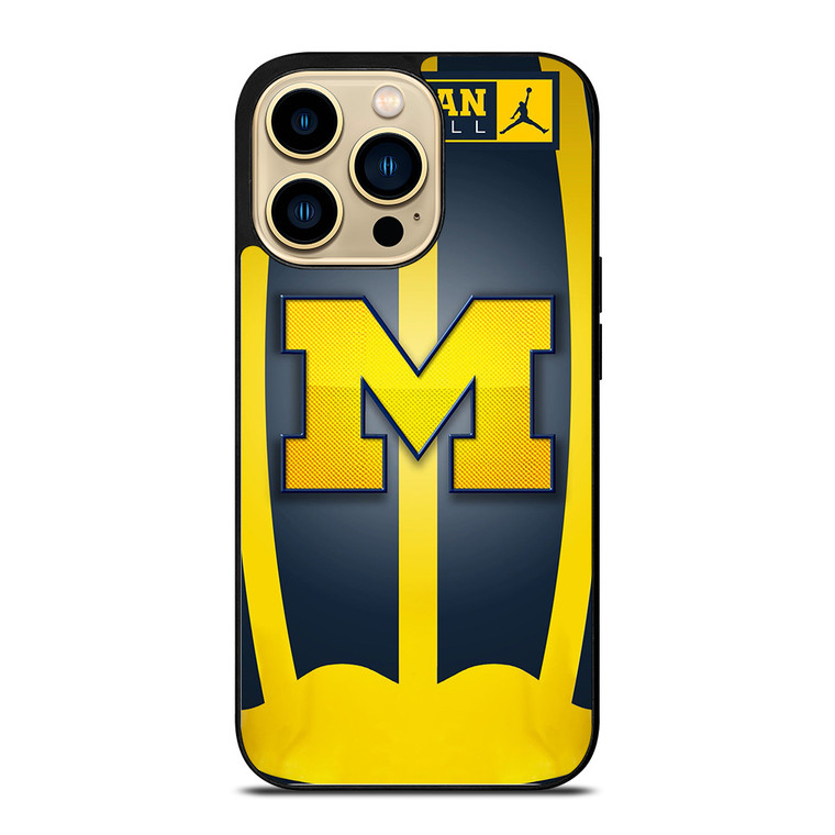 MICHIGAN WOLVERINES LOGO iPhone 14 Pro Case Cover