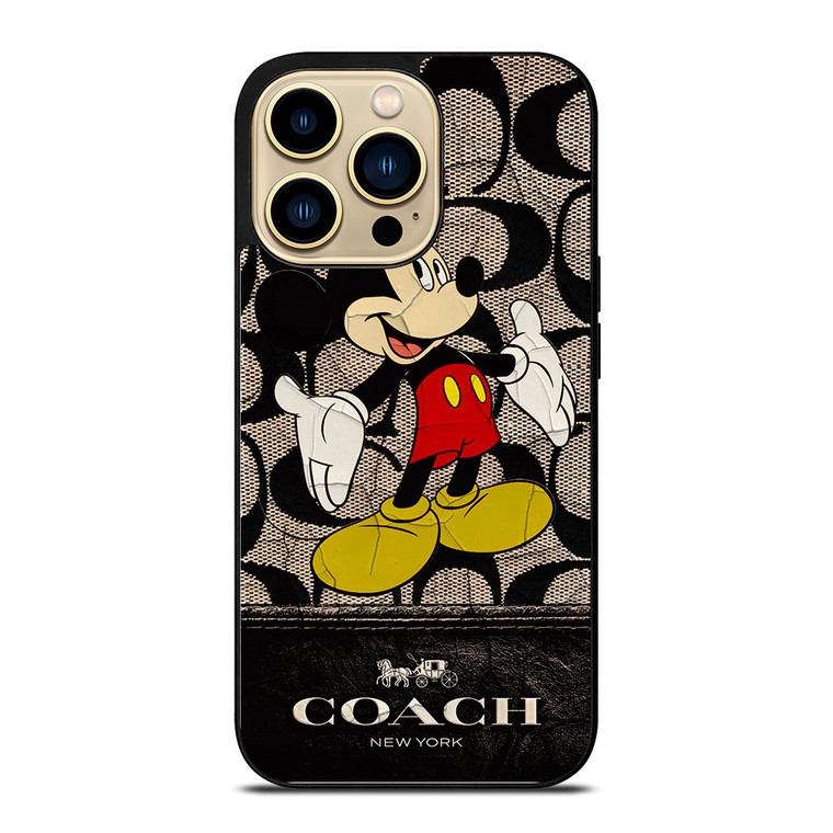 MICKEY MOUSE COACH NEW YORK iPhone 14 Pro Case Cover
