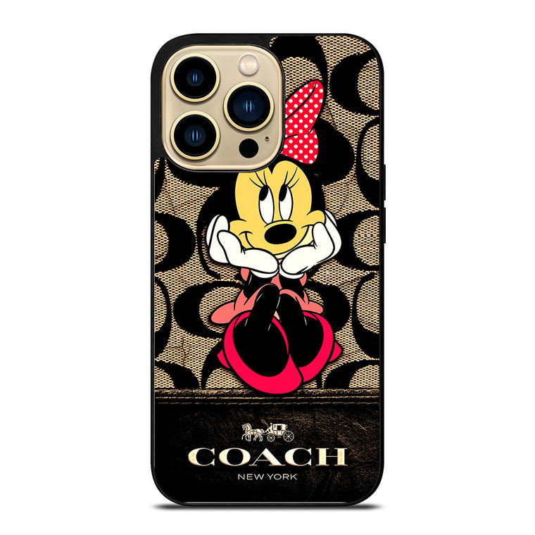 MINNIE MOUSE COACH iPhone 14 Pro Case Cover