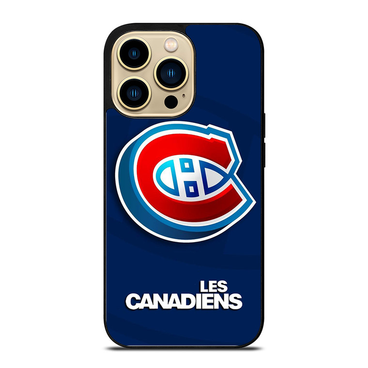 MONTREAL LES CANADIENS NHL 3D LOGO iPhone 14 Pro Case Cover