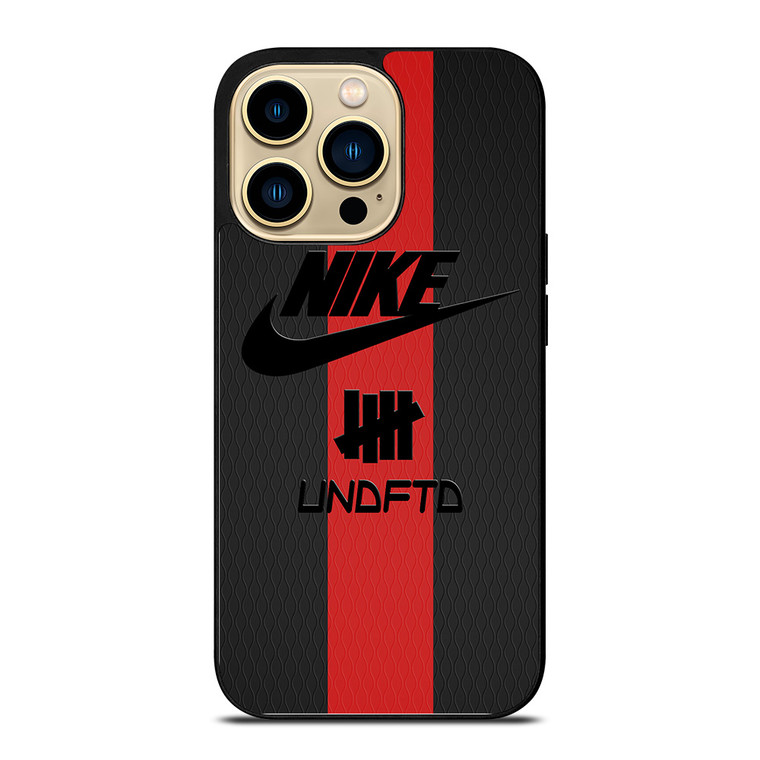 NIKE X UNDEFEATED LOGO iPhone 14 Pro Case Cover