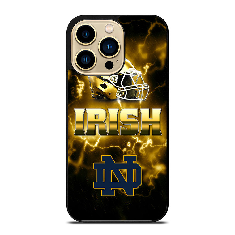 NOTRE DAME FIGHTING IRISH HELMET iPhone 14 Pro Case Cover