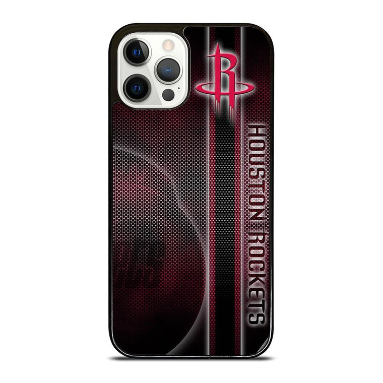 HOUSTON ROCKETS METAL LOGO iPhone 12 Pro Case Cover