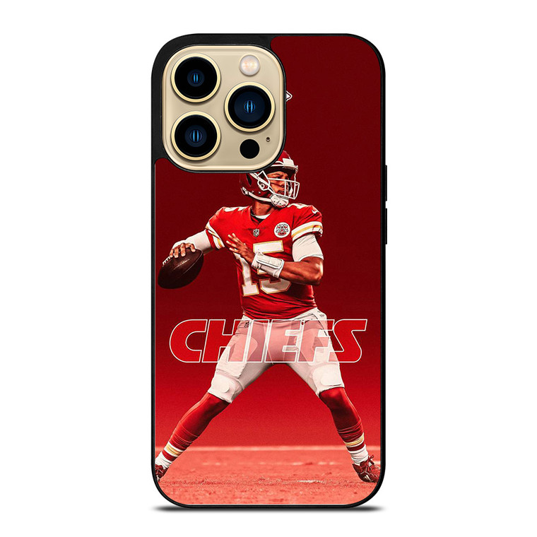 PATRICK MAHOMES KANSAS CITY CHIEFS 15 iPhone 14 Pro Case Cover