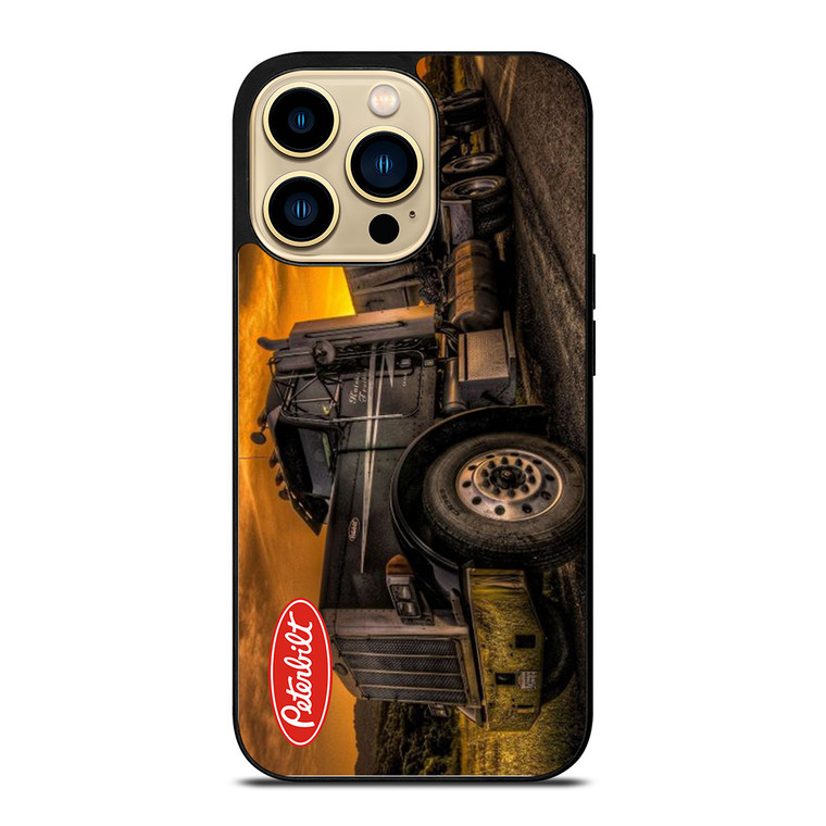PETERBILT TRUCK BLACK iPhone 14 Pro Case Cover