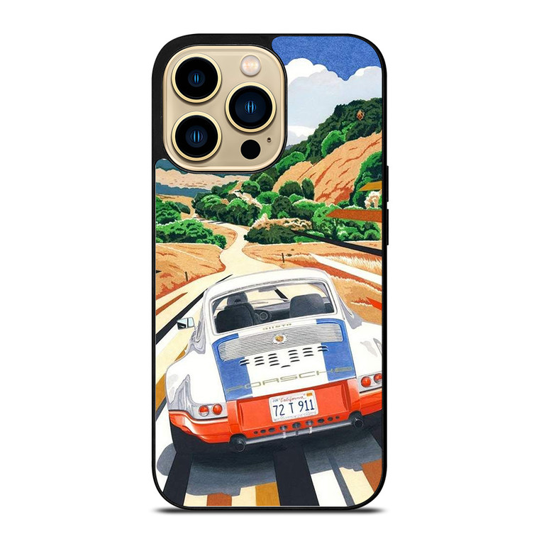PORSCHE PAINTING ART iPhone 14 Pro Case Cover