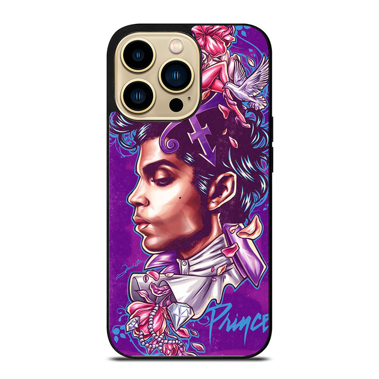 PRINCE PURPLE RAIN ART iPhone 14 Pro Case Cover