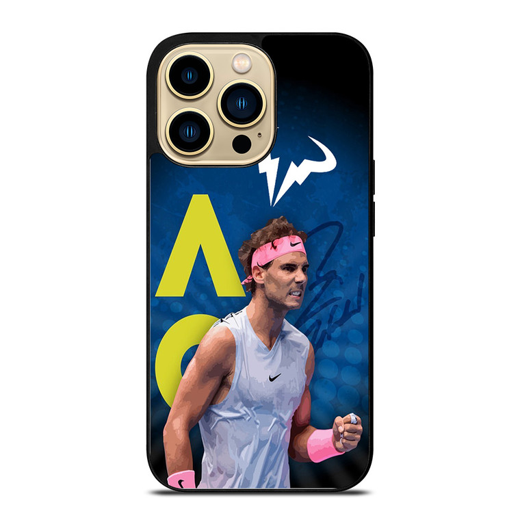 RAFAEL NADAL TENNIS SIGNATURE LOGO iPhone 14 Pro Case Cover