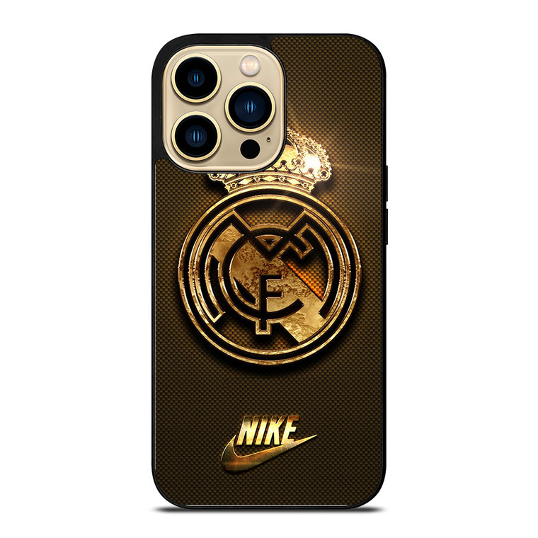 REAL MADRID GOLD LOGO iPhone 14 Pro Case Cover