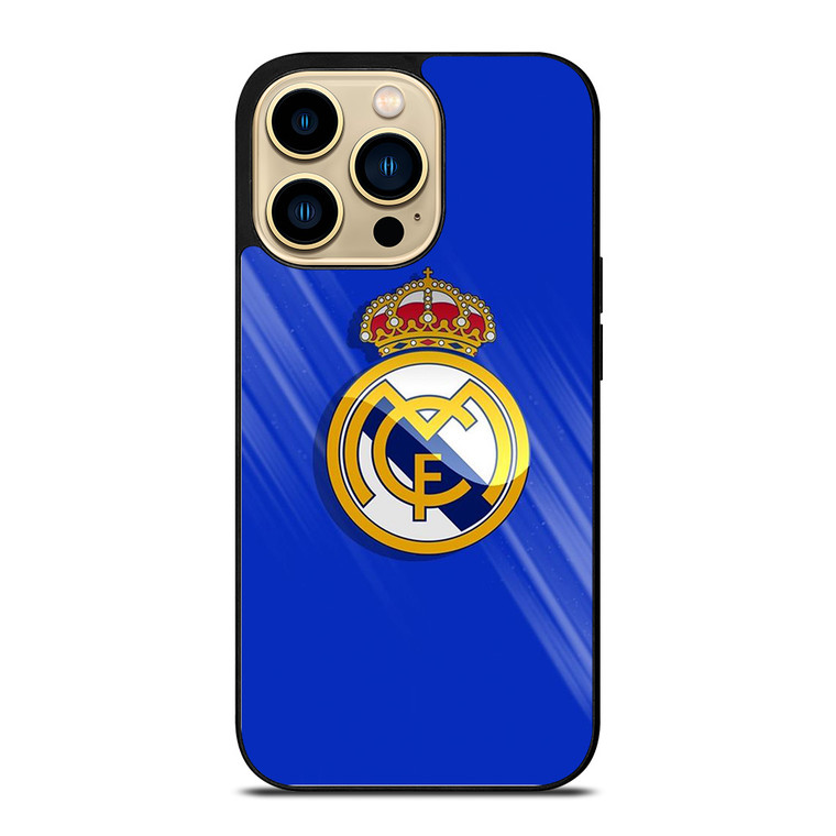 REAL MADRID LOGO BLUE iPhone 14 Pro Case Cover