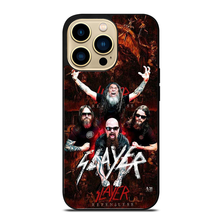 SLAYER METAL BAND POSTER iPhone 14 Pro Case Cover