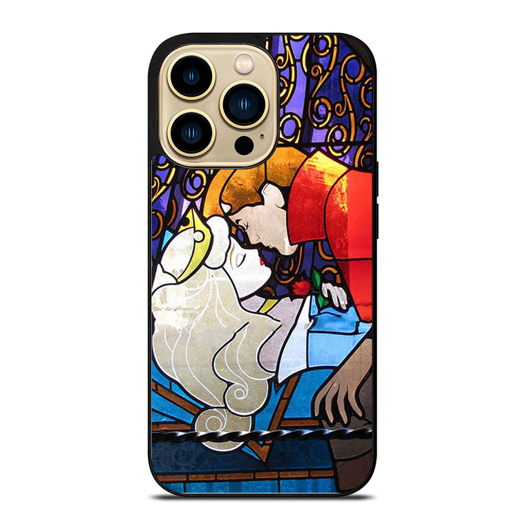SLEEPING BEAUTY AURORA DISNEY GLASS iPhone 14 Pro Case Cover
