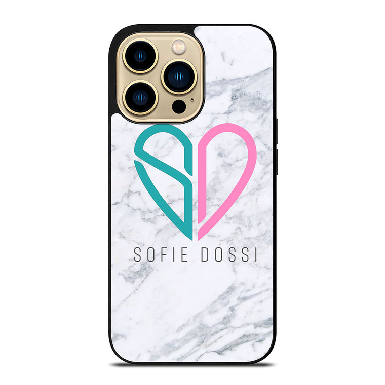 SOFIE DOSSI MARBELE LOGO iPhone 14 Pro Case Cover