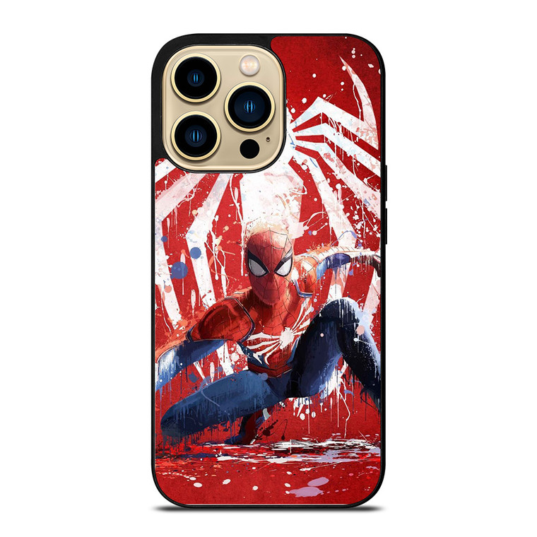 SPIDER MAN AVENGERS ART PAINT iPhone 14 Pro Case Cover