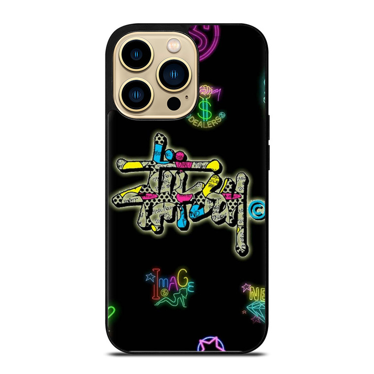 STUSSY LOGO COLOR FULL iPhone 14 Pro Case Cover