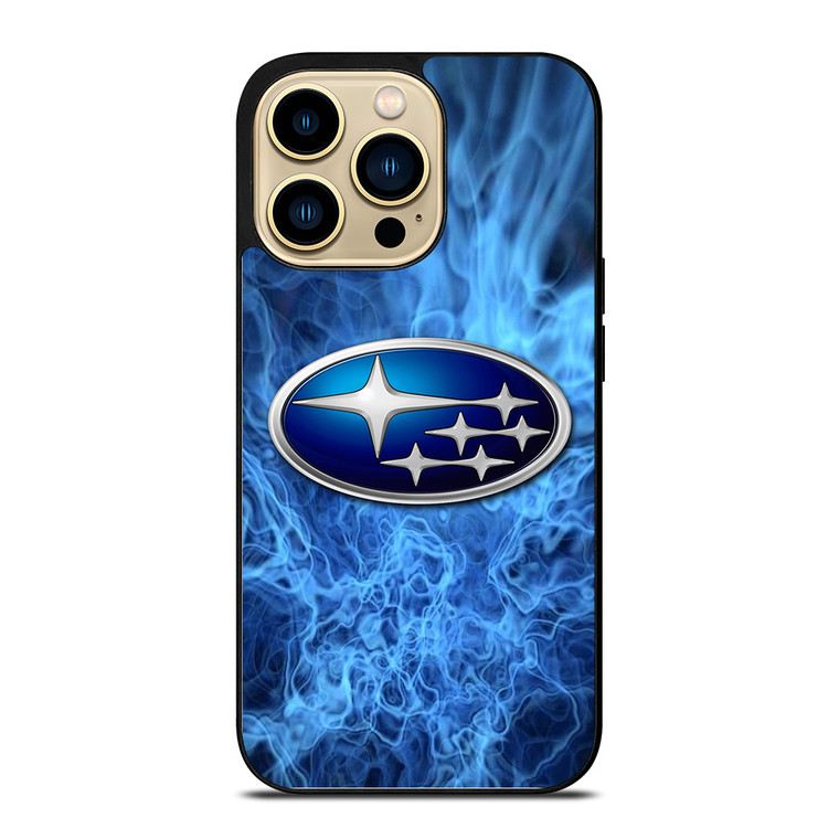 SUBARU BLUE FIRE LOGO iPhone 14 Pro Case Cover SUBARU BLUE FIRE LOGO iPhone 14 Pro Case Cover