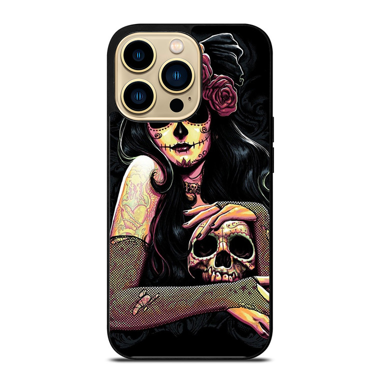 SUGAR SCHOOL TATTOO iPhone 14 Pro Case Cover